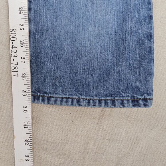 CK Calvin Klein Women’s Bootcut Jeans Size 12 / 32W 30L Sandblast Med Wash Denim - Picture 5 of 16